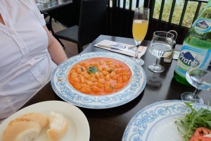 Gluten-free gnocchi at Foreigners Club in Sorrento
