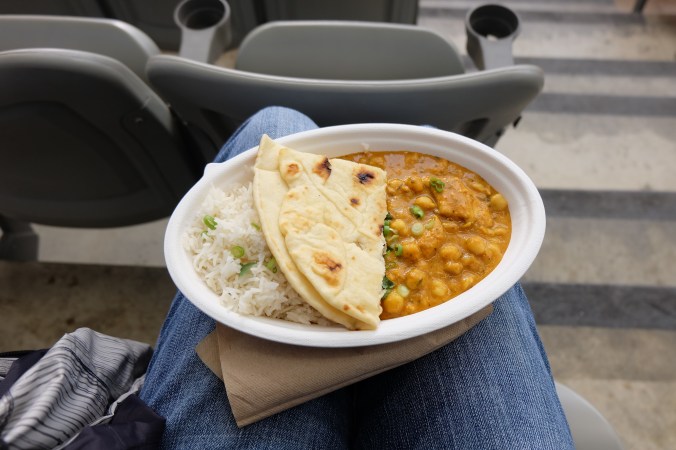 Vij's curry at the game