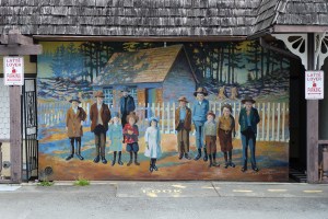 Murals in Chemanius, BC