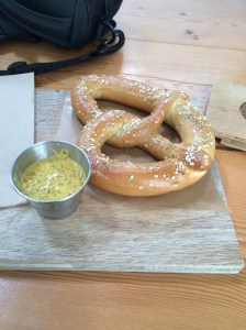 Pretzel at Main Street Brewing