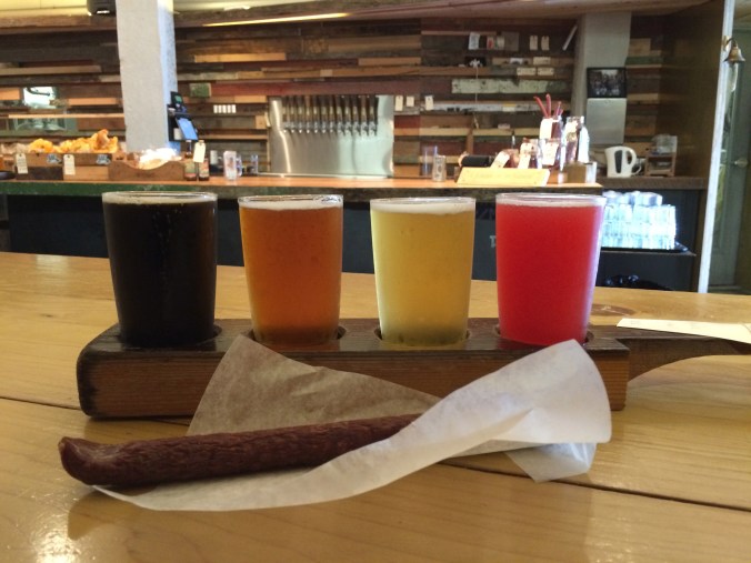 Brassneck Brewing beer sampler