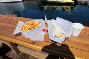 Cod tacones at Red Fish Blue Fish