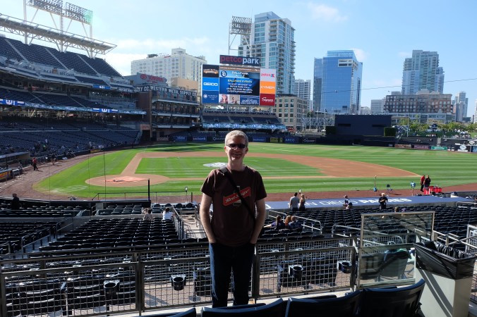 Me at Padres game