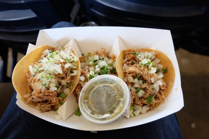 Delicious tacos at Petco Park
