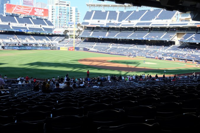 Petco from 3rd baseline seats