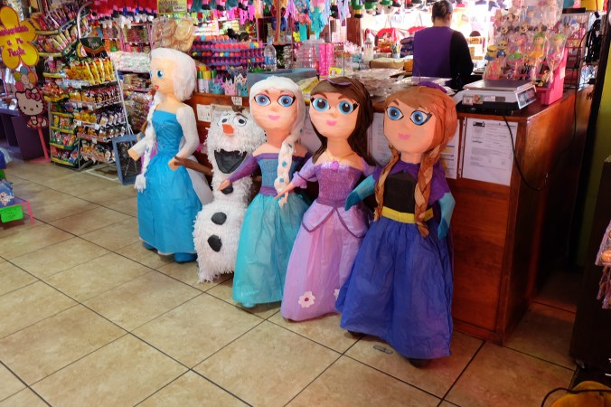 Pinatas at Tijuana market