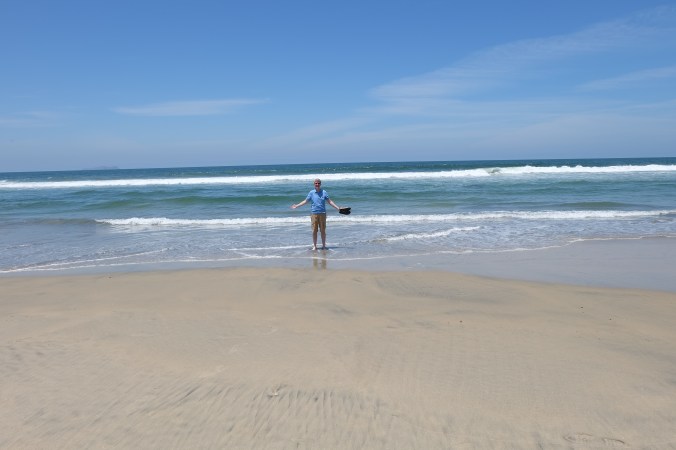 Me on a Mexican beach