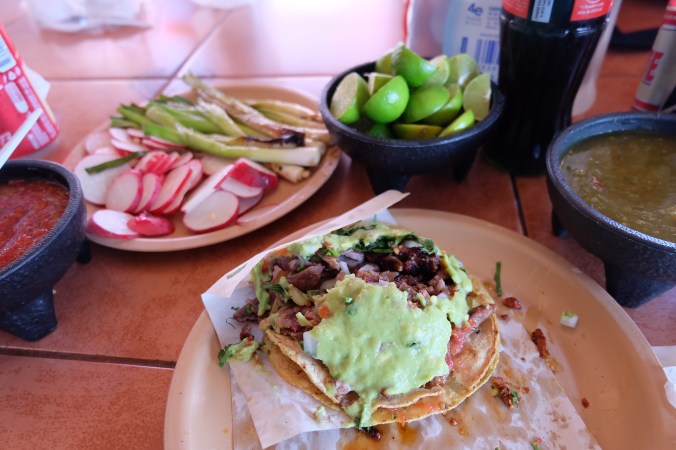 Lunch tacos in Tijuana