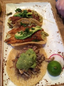 Two carnitas and a chicken verde