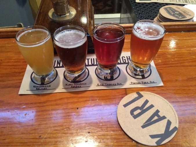 Karl Strauss beer tasting