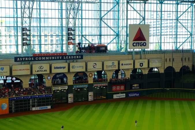 Minute Maid Park train