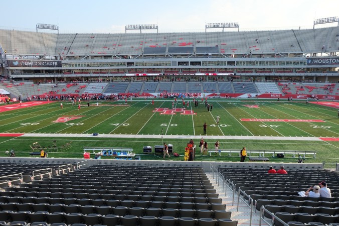 First view in the stadium