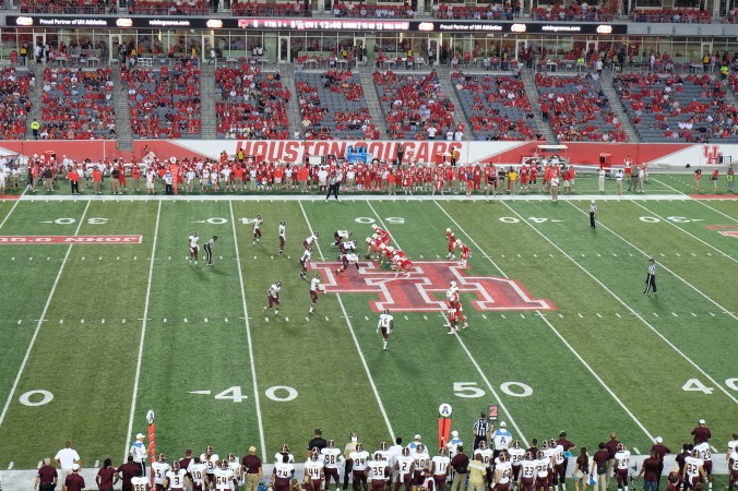 View of UH game from my seat