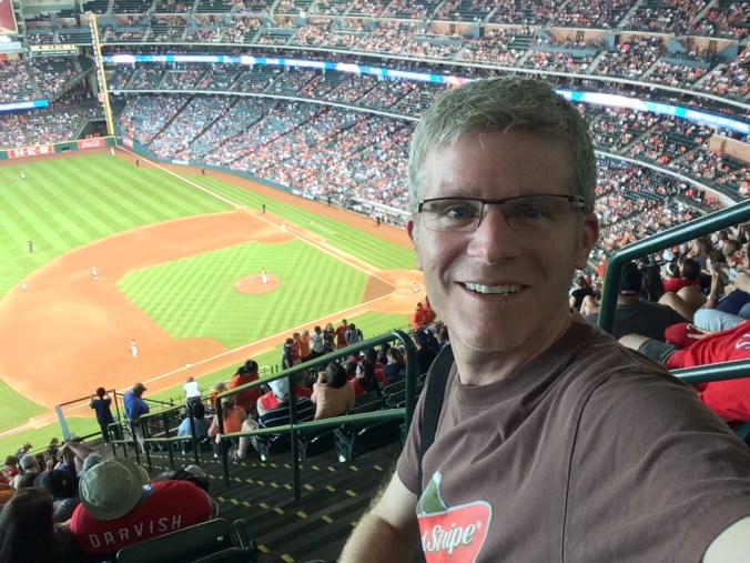 Me in the upper deck at Minute Maid Park