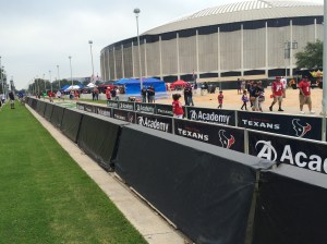 Outside the Texans game