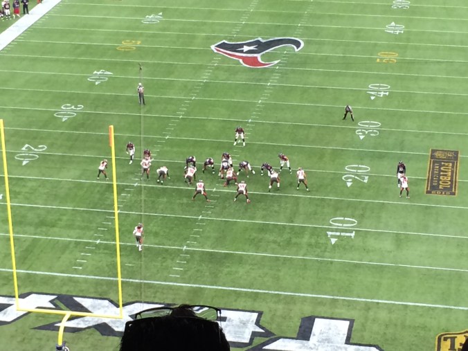 Texans driving for a TD