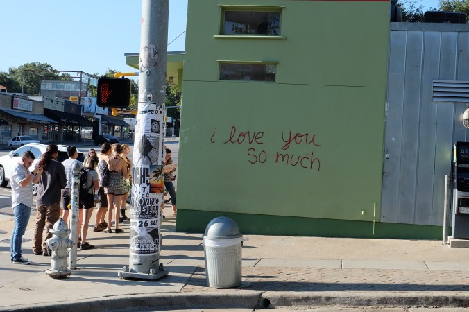 "I love you so much" at Jo's