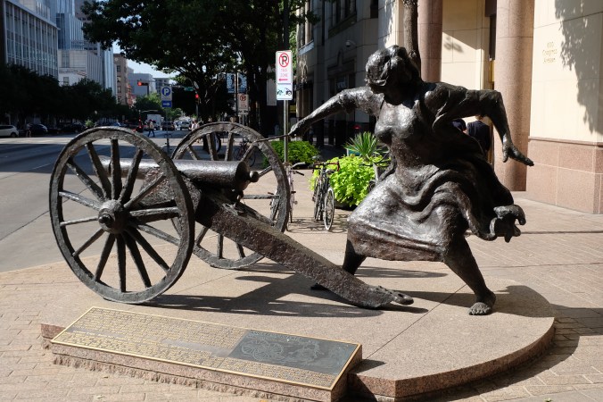 Angelina Eberly by Pat Oliphant