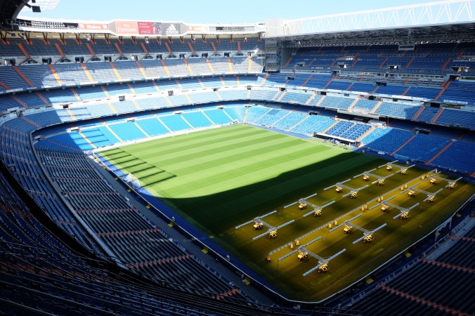 View of Santiago Bernabéu