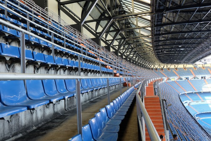 Upper deck at Santiago Bernabéu
