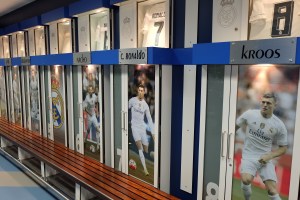 Real Madrid locker room