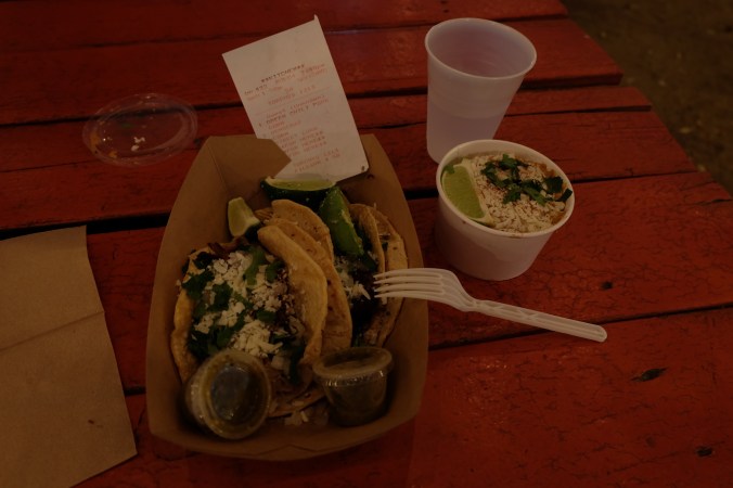 Torchy's tacos and Mexican corn