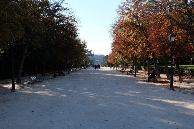 Fall day in El Retiro