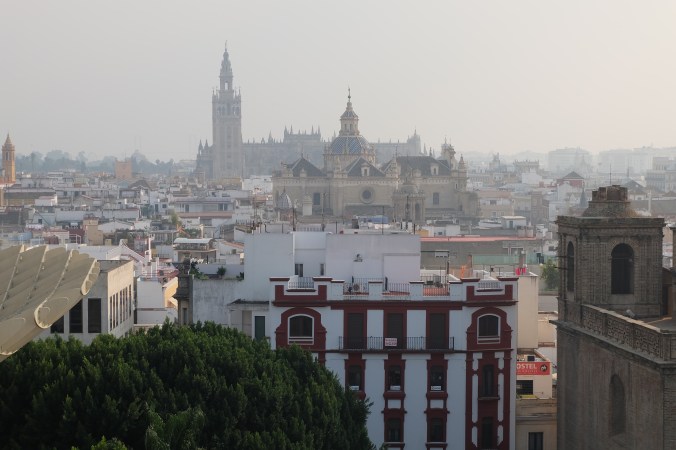 Seville Cathedral from the Metropol Parasol