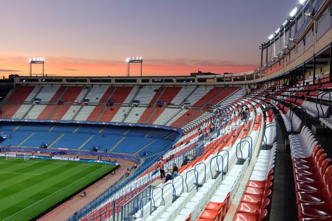 Sunset at Estadio Vicente Calderón