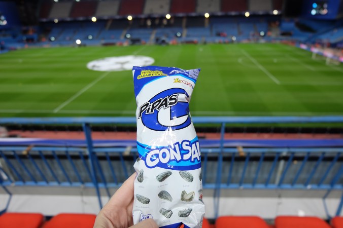 Traditional Spanish football snack