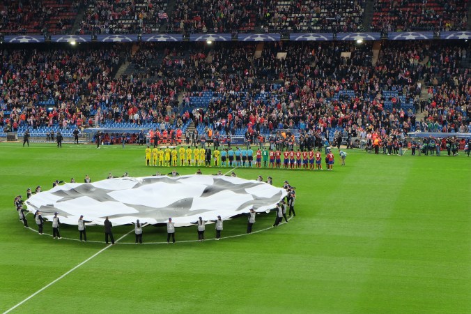 Pregame team introductions