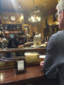 At the bar at Taberna Alhambra