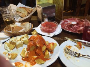 Our last tapas - Taberna Malaspina