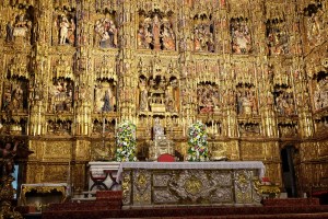 Main alter in Seville Cathedral