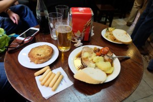 Bodega Santa Cruz lunch