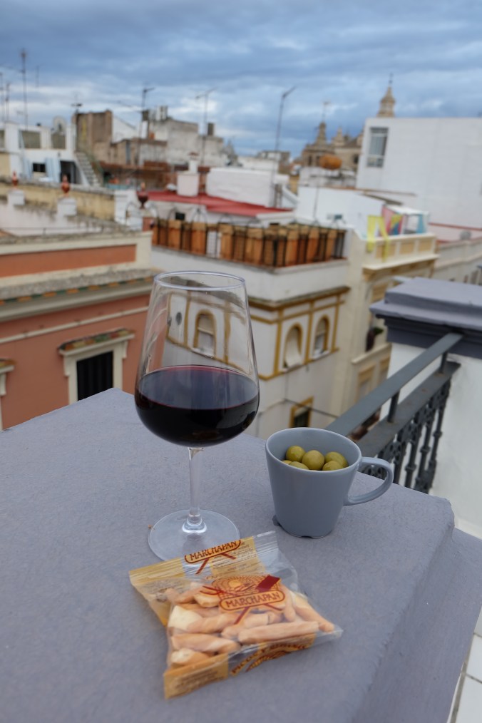 Tapas on the roof in Seville