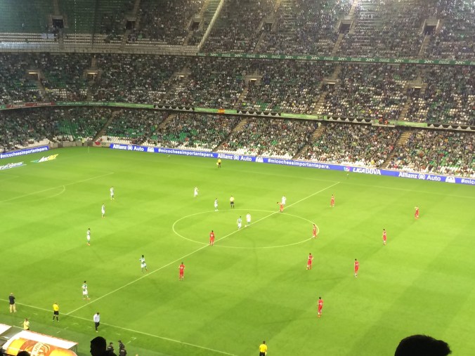 Opening kick Real Betis - Espanyol