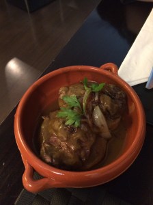 Arte y Sabor - pork cheeks in vodka sauce