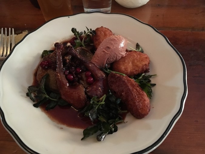 Squab at Joe Beef