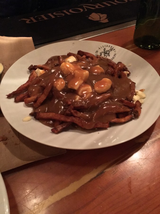 Poutine at Au Pied de Cochon