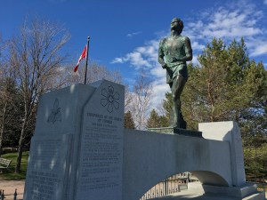 Terry Fox memorial in Thunder Bay, ON