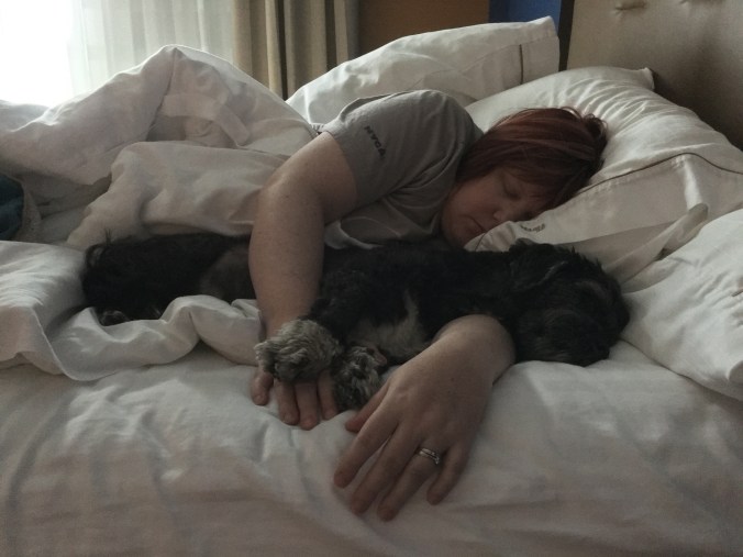 Sleeping in bed with my wife, Thunder Bay, ON