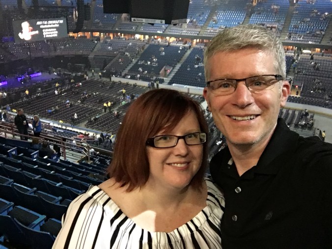 Us before the Tragically Hip show