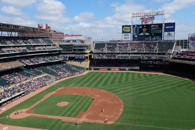 Upper deck for Royals-Twins game