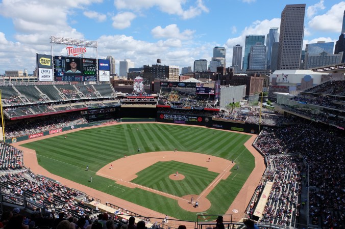 Upper deck for Royals-Twins game