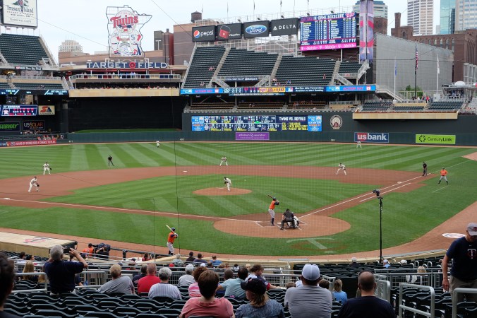 Doubleheader game vs Astros