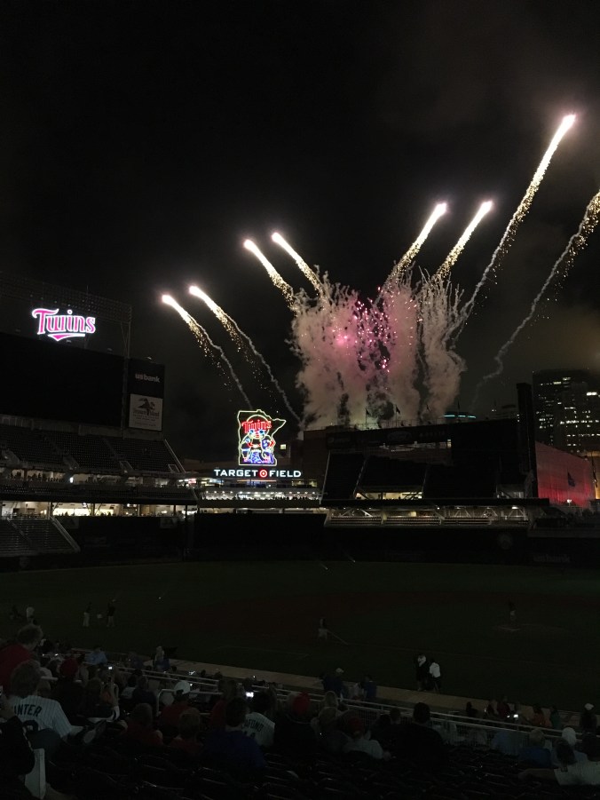 Post-game fireworks