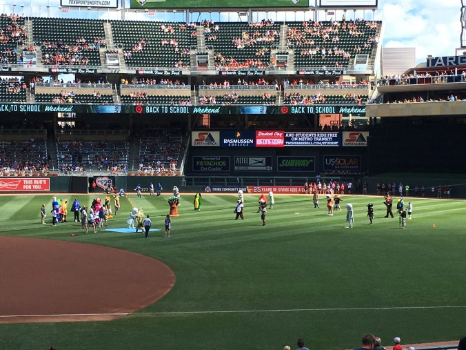 Mascot game, pre-game #5