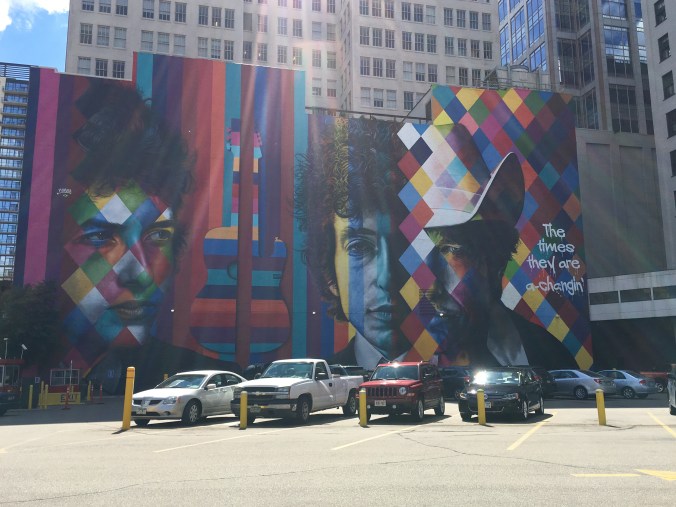 Bob Dylan mural by Eduardo Kobra
