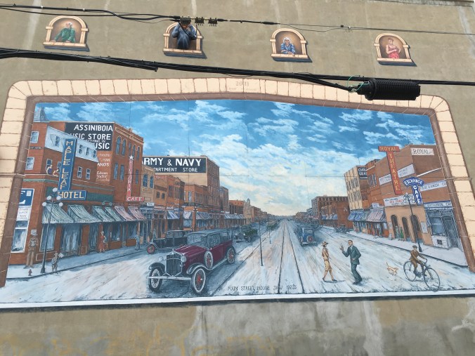 Mural in Moose Jaw